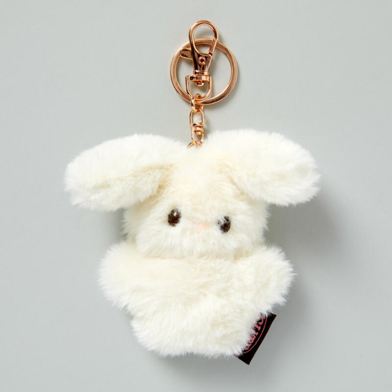 Wire Ear Rabbit Mini Keychain Yellow (34012181)
