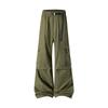 Spring, Summer and Autumn Four Seasons New European, American and Japanese Tooling Pure Cotton High Straight Sports Casual Pants Men's Trendy Pants