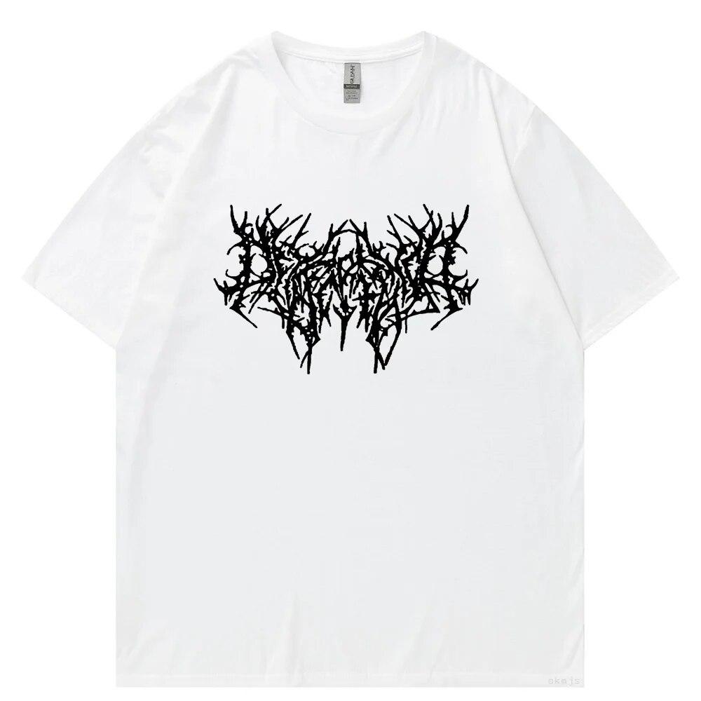 Готическая темная футболка унисекс WoUnisex Футболка большого размера Панк черная одежда — фото 3