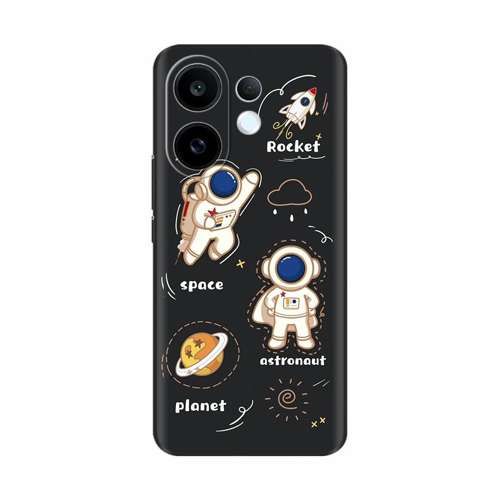 Coque en Silicone Pour Vivo S30 VivoS30 Funda Chat Fleur Rose Panda Mignon Dessin Animé Peint Coque Anti-Choc Pare-chocs Étui de Téléphone Portable