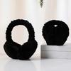 Soft Foldable Ear Cover Windproof Winter Thicken Earflap Fashion Solid Color Earmuffs  Ski