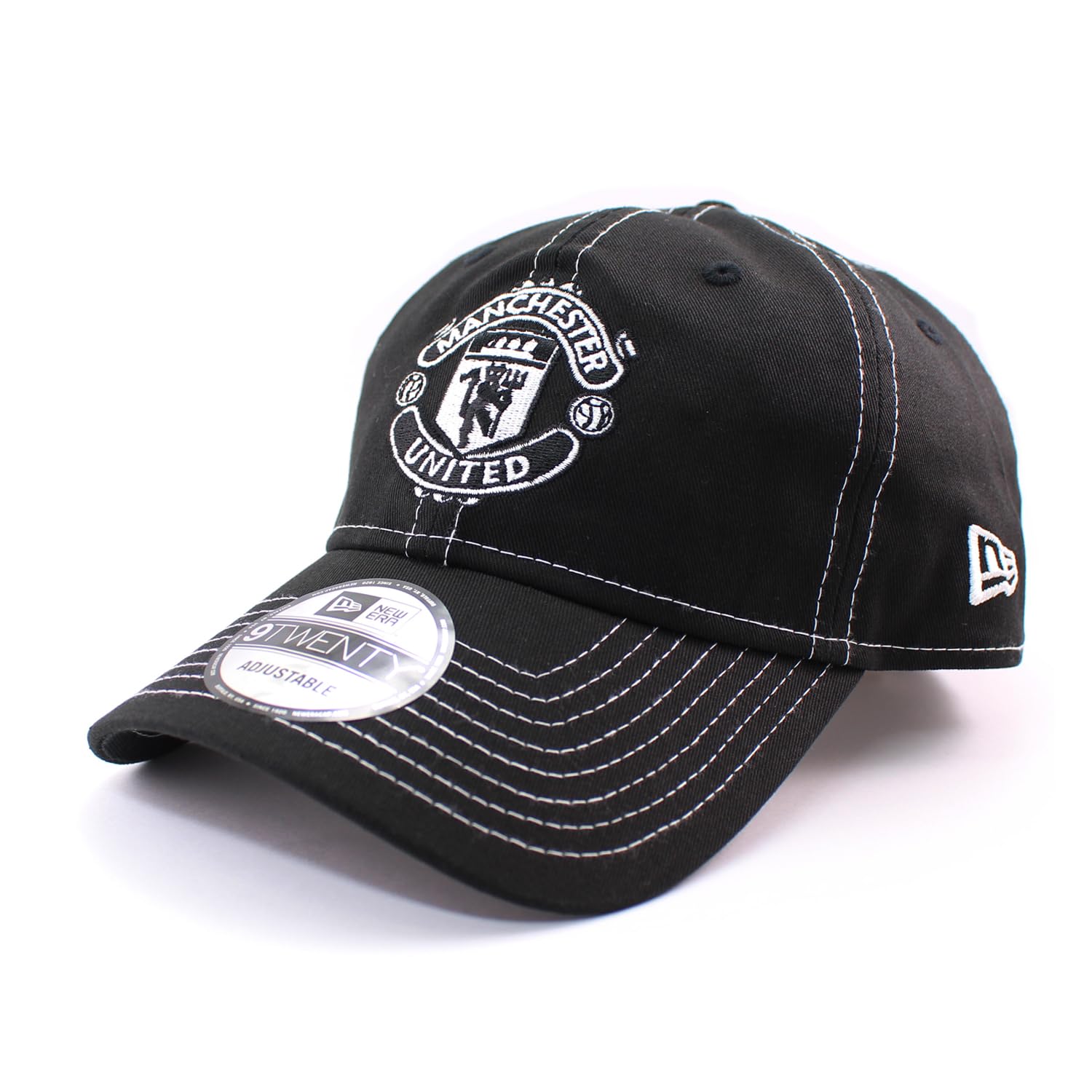 

Кепка New Era 9TWENTY Manchester United FC Премьер-лига Контрастная строчка Снэпбэк НИЗКИЙ размер 920 Черный, ПРОФИЛЬ, [Б/У] чёрный