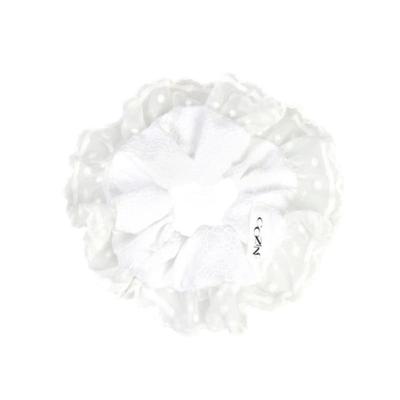 Cozing Lace Scrunchie_white