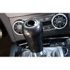 Wood Grain Gear Shift Knob Cover Car Central Console For Benz GLK 2013-15 Black