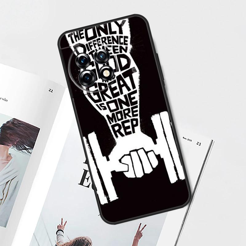 Bodybuilding Gym Fitness Case For OnePlus Nord 5 CE 4 3 Lite N20 N30 OnePlus 15 13 12 11 8 9 10 Pro 12R 13T 13R Cover
