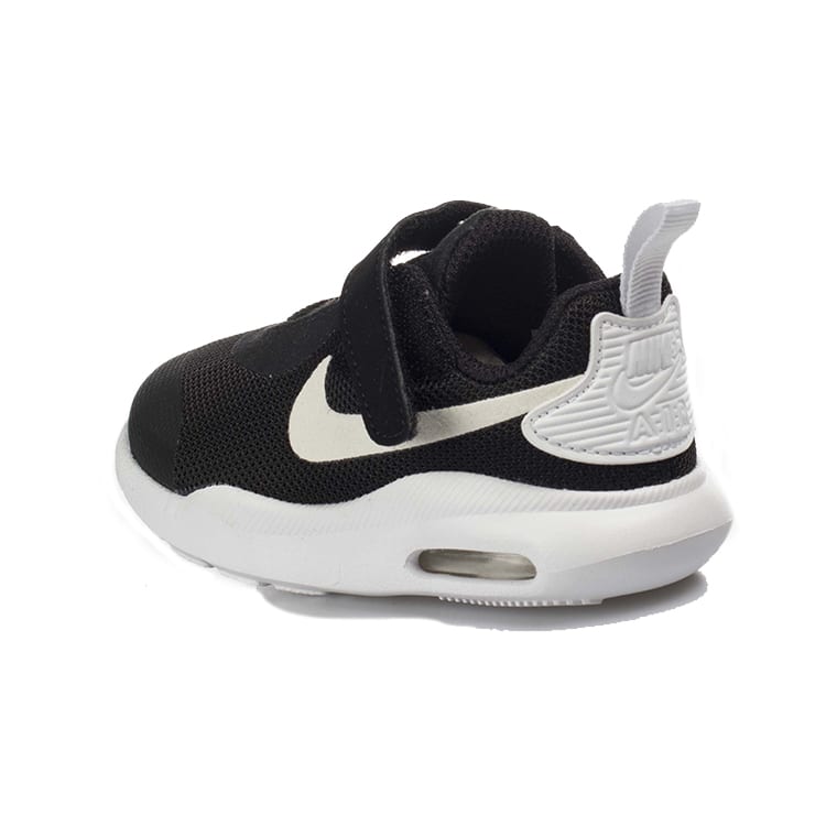 Nike Air Max Oketo Cushioning Low top Running Shoes Black White Infant And Toddler AR7421-002