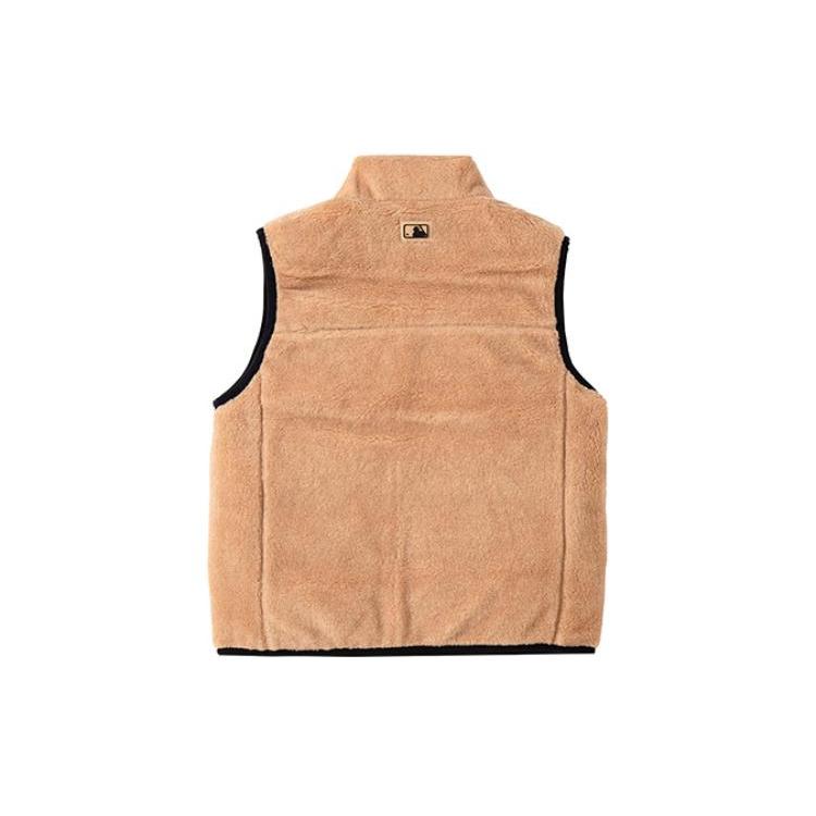 MLB New York Yankees Down Vests Unisex Black Stand Collar Moderate Reversible 3ADVB0326-50BKS