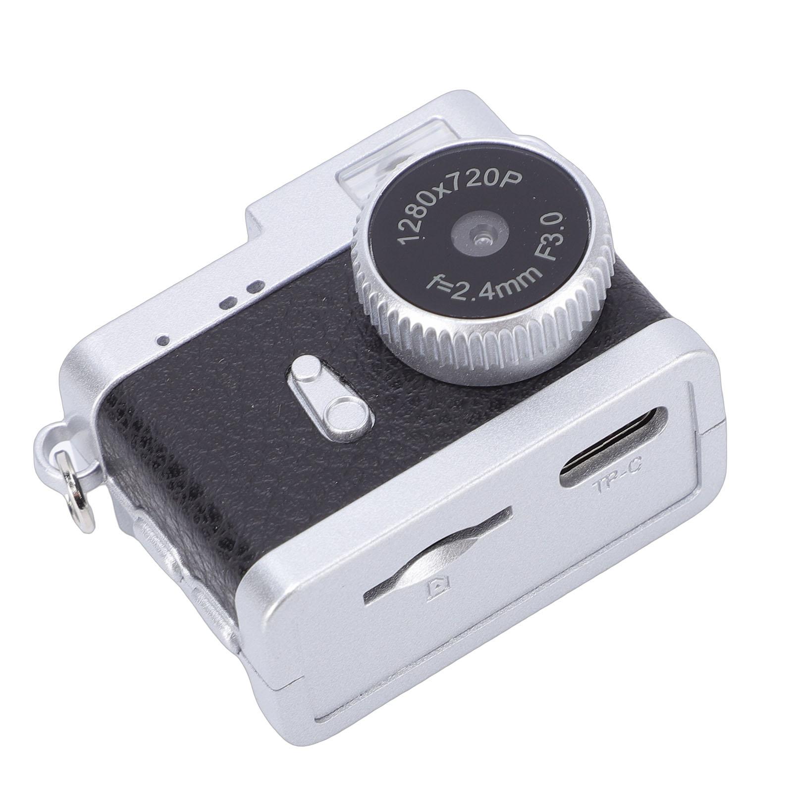 

Keychain Camera 20MP 720P HD 0.96 Inch Screen Retro Digital Video Camera for Teens Students Travel School