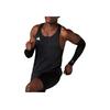 Adidas Essential Round Neck Printed Sleeveless Vest Men Tops Black IM8586