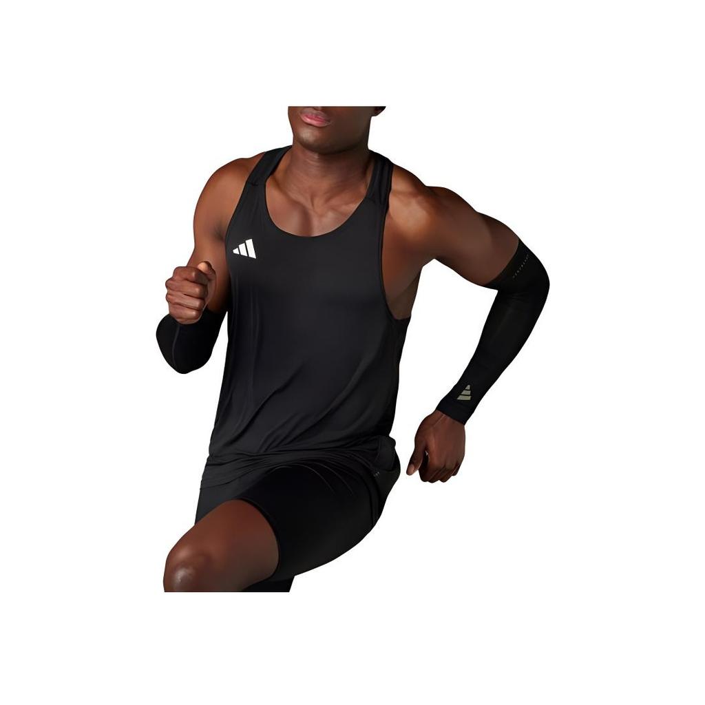 Adidas Essential Round Neck Printed Sleeveless Vest Men Tops Black IM8586