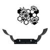 Decorative Wall Mounted Tissue Holder Large Capacity for Kitchen Bathroom