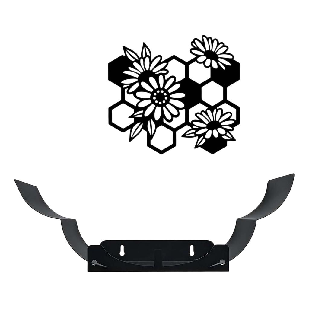 Decorative Wall Mounted Tissue Holder Large Capacity for Kitchen Bathroom
