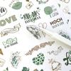 230pcs 8 Sheets Wedding Theme DIY Scrapbooking Stickers Transparent Decorations For Guestbook Handaccount Arts Crafts Stickers