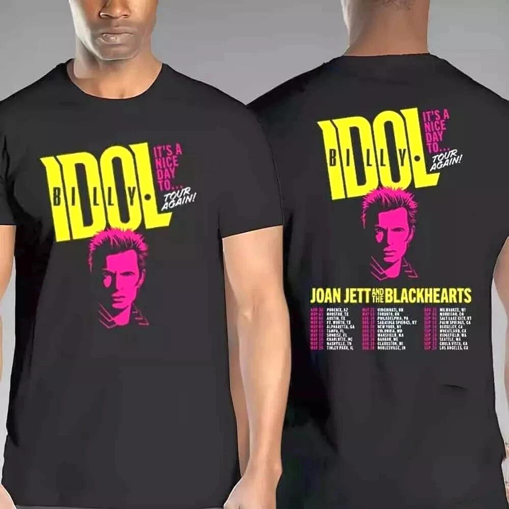 Billy Idol It’s Nice Day To Tour Again Joan Jett&The Blackhearts 2025 Tour Shirt S