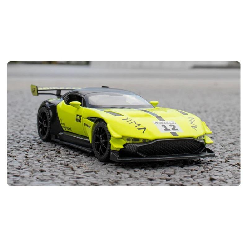 1/32 Scale Aston Martin VULCAN Simulation Car Model Metal Diecasts & Toy Vehicles Alloy Decoration Sound Light Metal Man Aston Boy Children Gift
