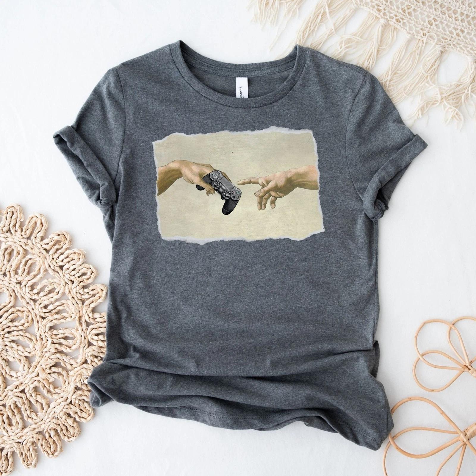The Creation Of Gaming Shirt S