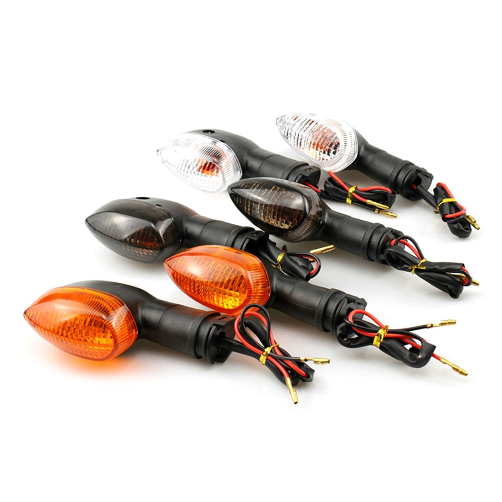 

Motorcycle Turn Signal Blinker Lights With Bright LED Beads Waterproof Housing Easy Mounting for Most Bikes yellow