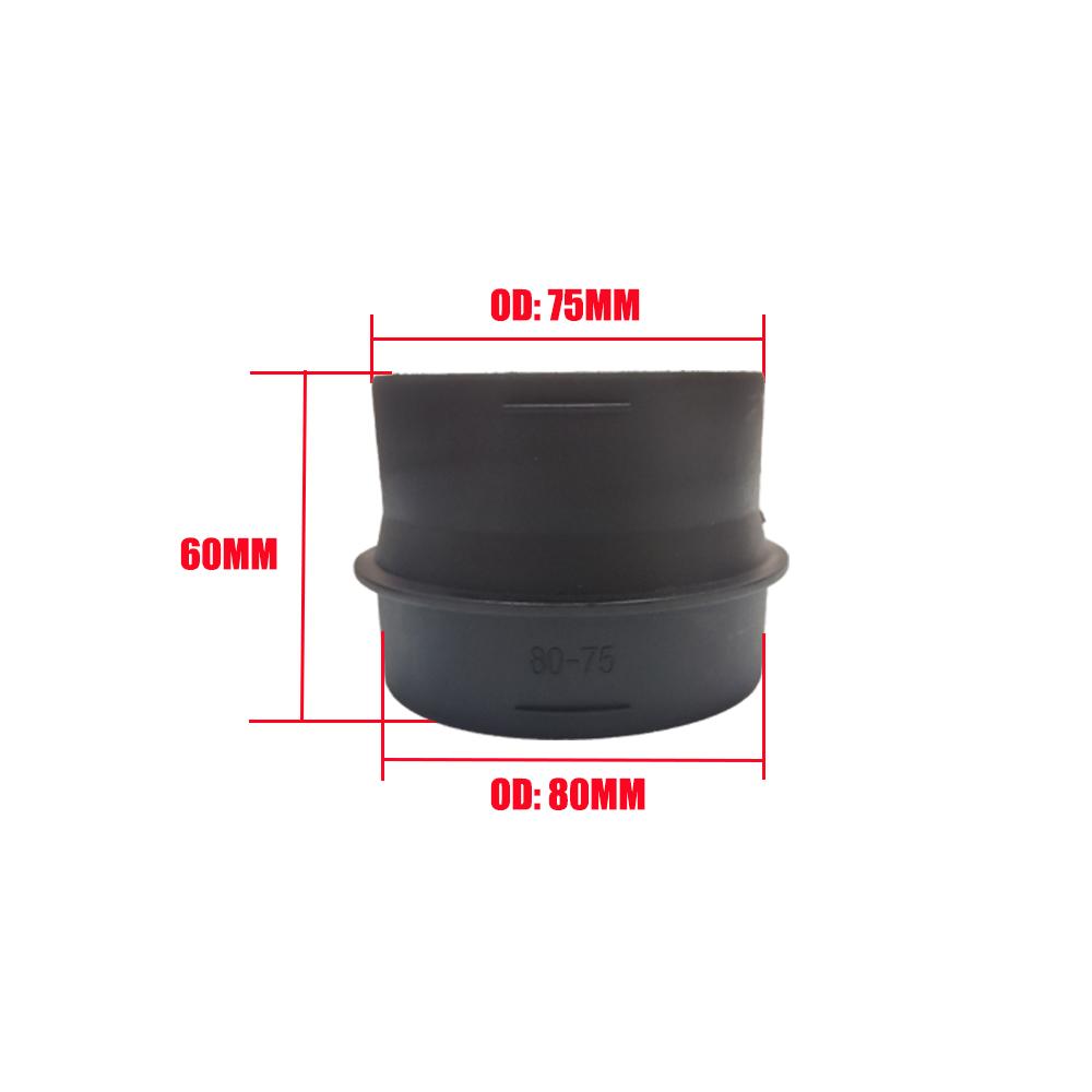 42/60/75/80/90mm Car Heater Ducting Reducer Hose Tube Connector Pipe Joiner Connector For Webasto For Diesel Parking Heater