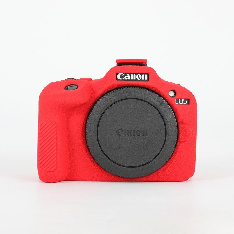 Silicone Case & Soft Shell Camera Pouch for Canon EOS R100 - Mirrorless Camera Protective Cover