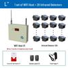 Black Iron Solar Wireless Anti-Theft Infrared Security Alarm for Fish Ponds and Orchards