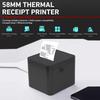 SIMBAE 58mm Receipt Printer, POS Printer, USB+BT Desktop Direct Thermal Printing Support, ESC/POS Compatible, for Delivery, Business, Restaurant, Kitc