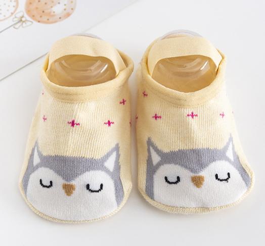 Baby Socks Slipper Girls Boys Newborn Accessories Anti Slip Kids Toddlers Gift Clothes Infant Children Bear Owl Stuff