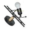European Retro Decorative Wall Lamp for Hallways and Corridors - Iron Art Industrial Style Mirror Front Cafe Lighting