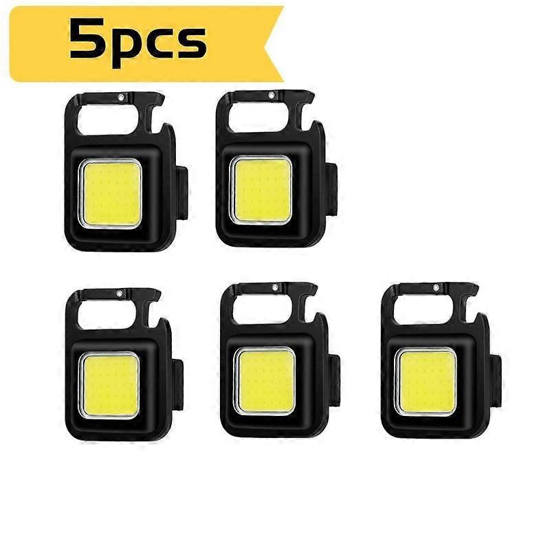 10pcs Multifunctional Mini LED Flashlight Work Light Portable Pocket Flashlight Keychains Outdoor Work