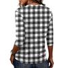 Women's Short Sleeve Round Neck Loose Fit Casual Lightweight Top Blouse for Everyday Wear