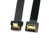 Cablecc 90 Degree Downward Facing FPV Micro HDMI Male To Mini HDMI FPC Flat for GoPro Multicopter Aerial Photography Cable, 50cm,