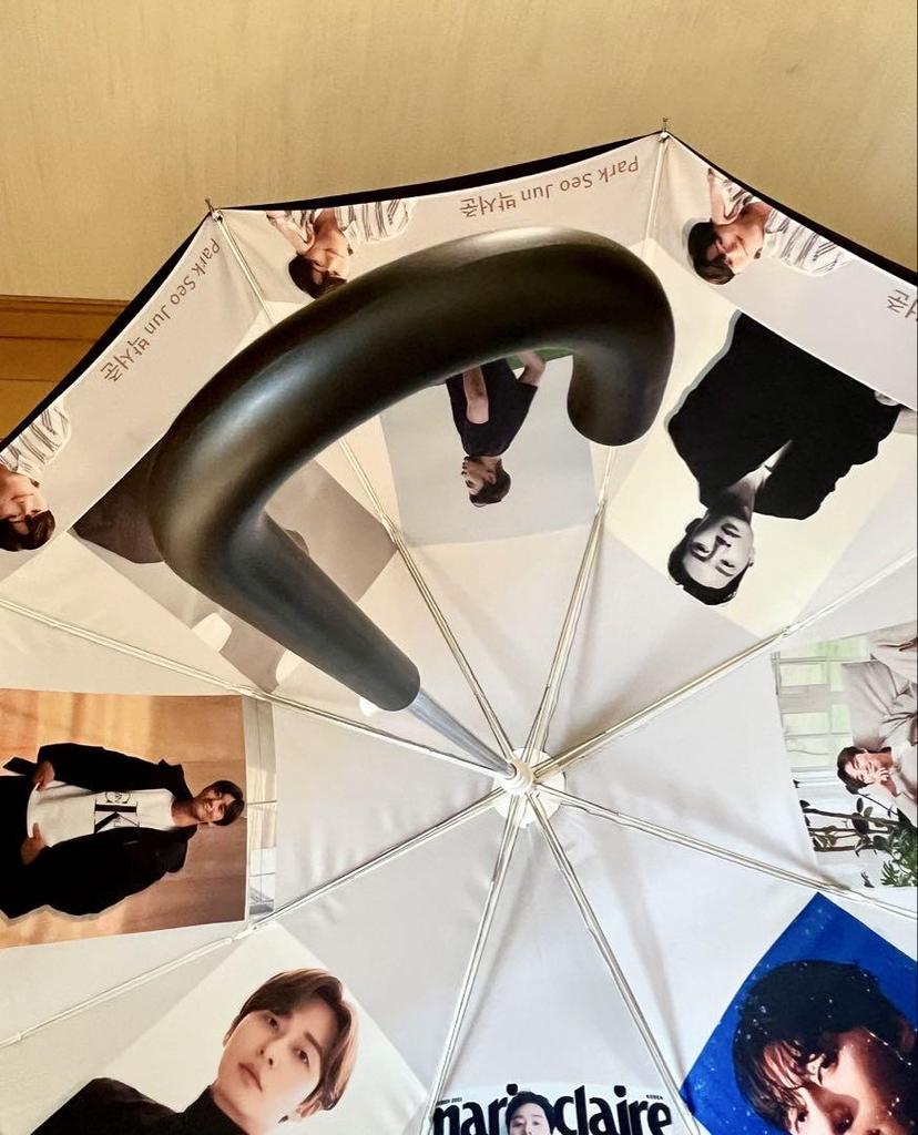 [USED] Korean Actor Park Seo-joon Photo Print Umbrella for Both Sun and Rain