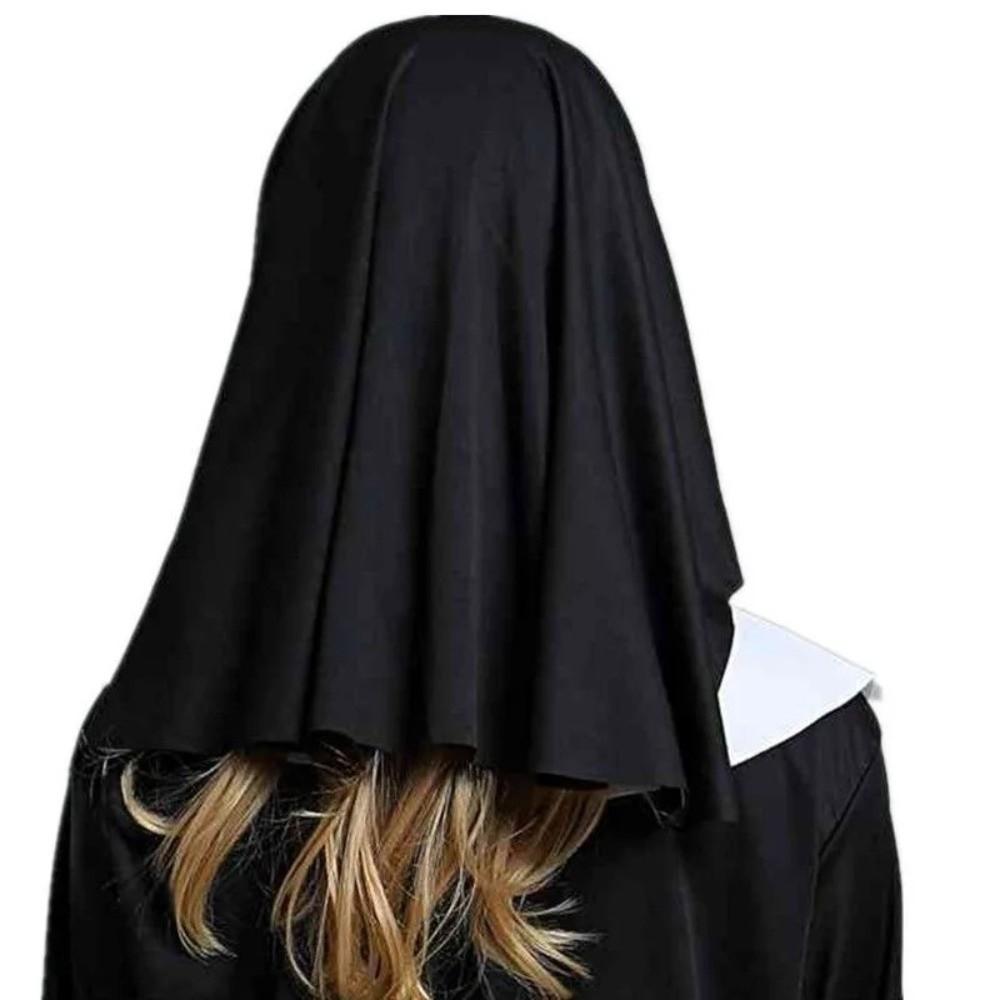 Black Father's Clothing Adult Size Cosplay Costume Gothic Style Nun Costume Cosplay Events