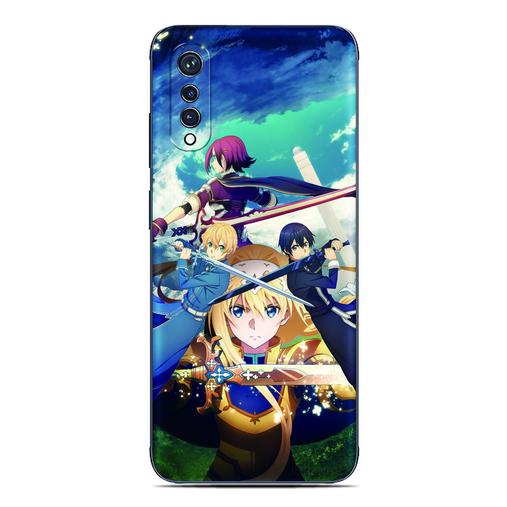 Anime Sword Art Back Cover for Sony Xperia 10 1 VII VI 5 II III IV V 2023 XZ5 XZ4 XZ3 XZ2 Compact XA1 XA2 TPU Soft Phone Case