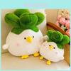 Adorable White Chicken Plush Toy Soft Pp Cotton Stuffed Animal Cartoon Pillow