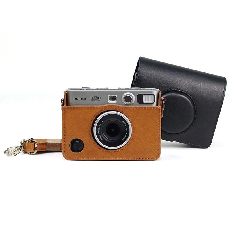 Retro Camera Bag for Mini EVO with Shoulder Strap PU Leather Cover Protective Camera Case Shoulder Bag