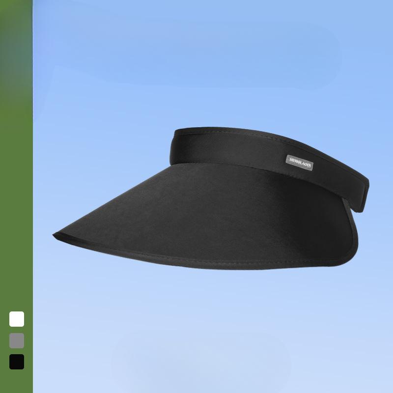 Summer Big Hat with Ice Silk Empty Top Hat UV Sun Hat for Women Outdoor Cycling Sun Hat