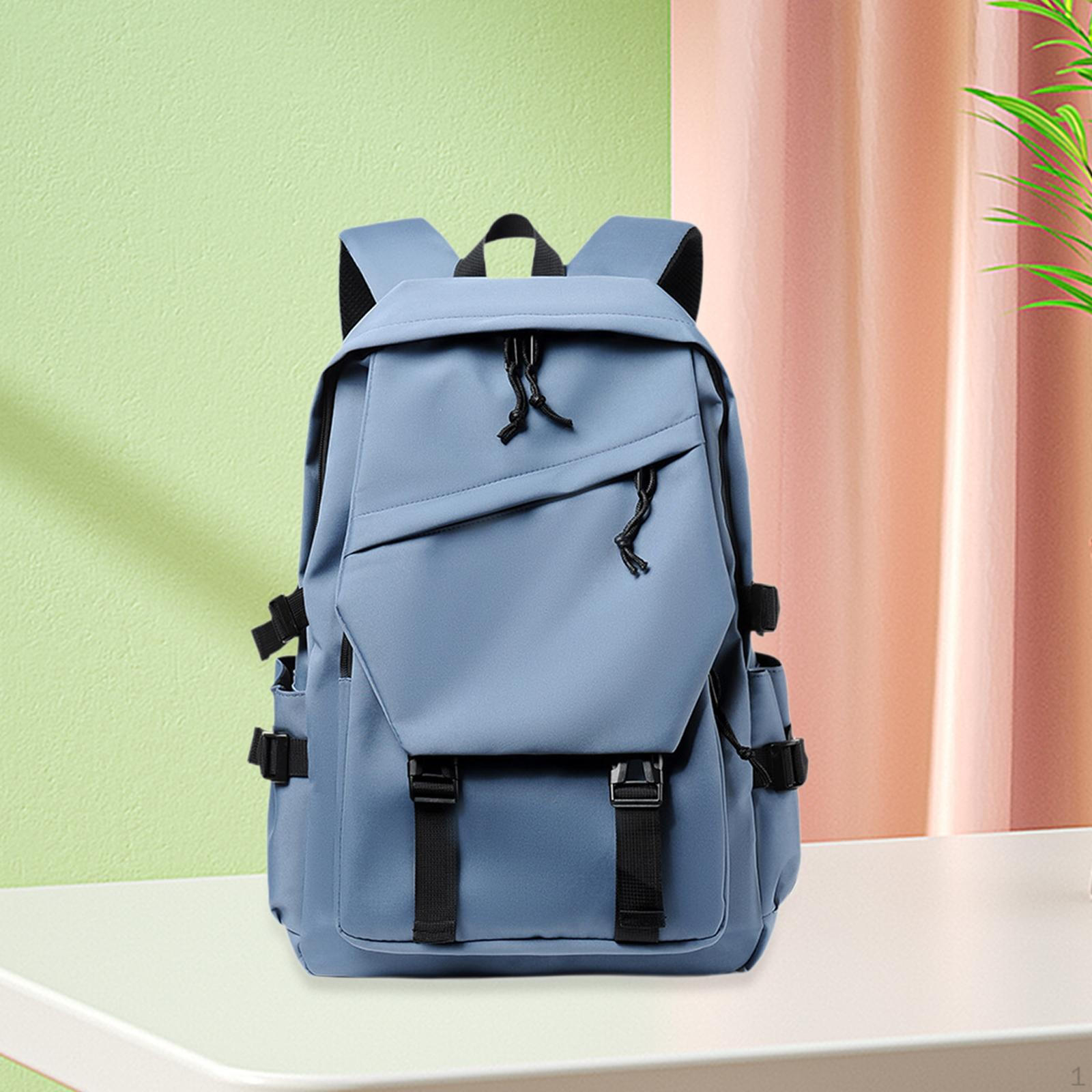 

Студенческий рюкзак, шикарный рюкзак для средней школы, колледжа, для женщин и подростков синий