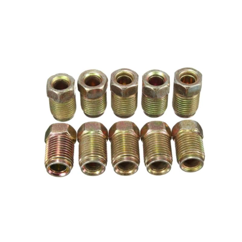 3/16 Brake Hose Adapter M10 Thread Accuracy Seal Automotive Brake Fitting Corrosion Resistant Strong Metal Design