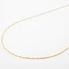 18K Gold Necklace with Screw Standard Size 40cm Chain,
