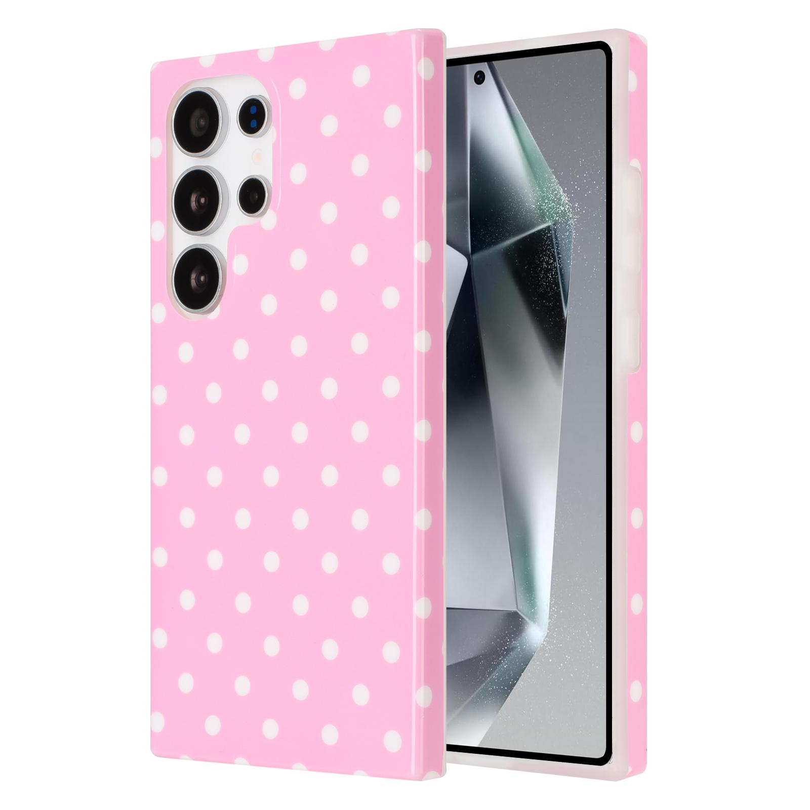 For Samsung Galaxy S25 Ultra Case Dot Design IMD TPU Phone Back Cover