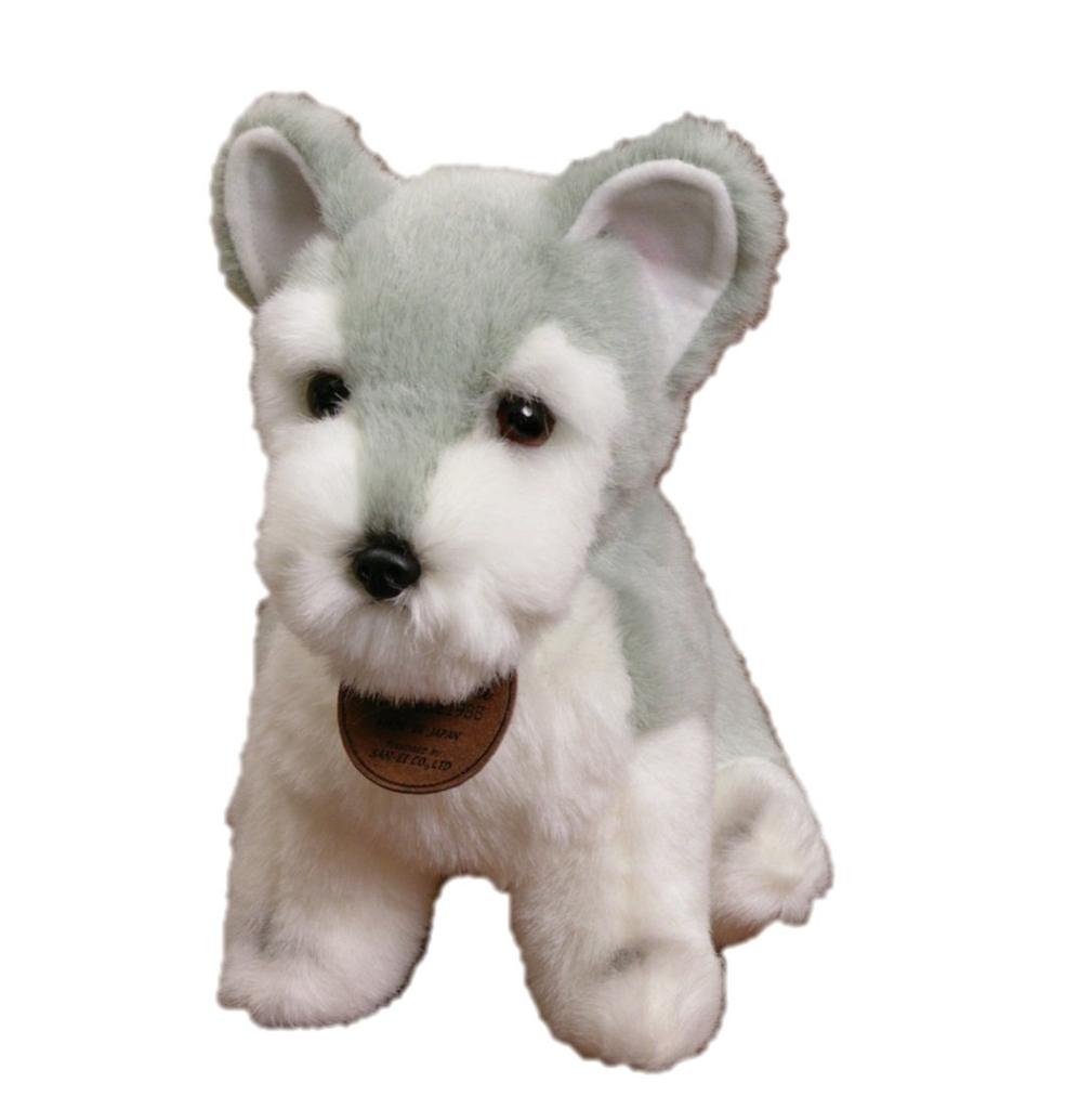 Sanei Boeki Original Plush Toy Graceful In Sitting Schnauzer X X Dog (Made Japan) (Classic Model) W12.5 D22.5 H20.5cm N-2307