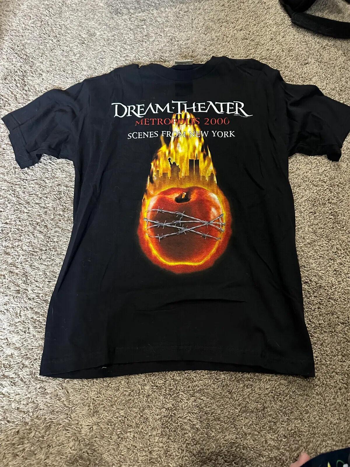 

dream theatershort sleeve shirt men women Black Unisex A139 L