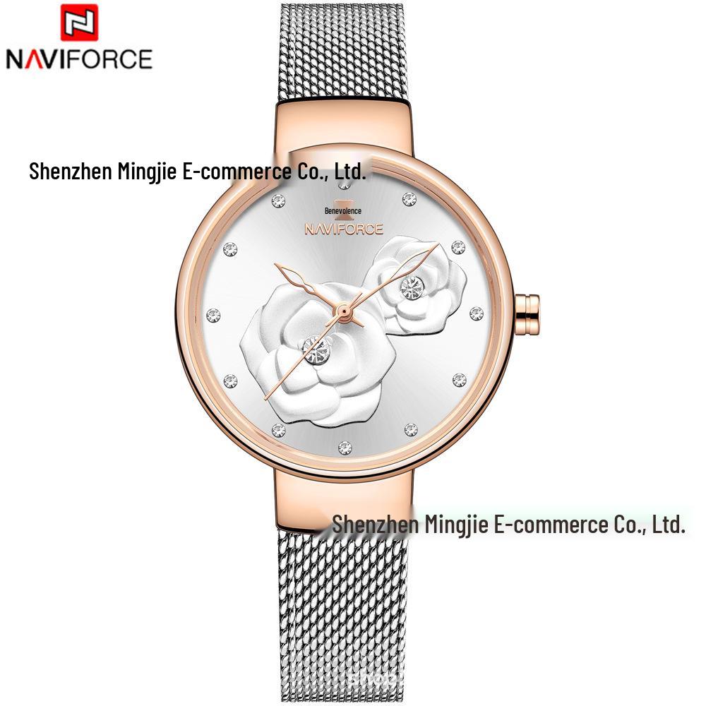 NAVIFORCE Lingxiang 5013 Ultra-thin Women s Casual Waterproof Quartz Watch