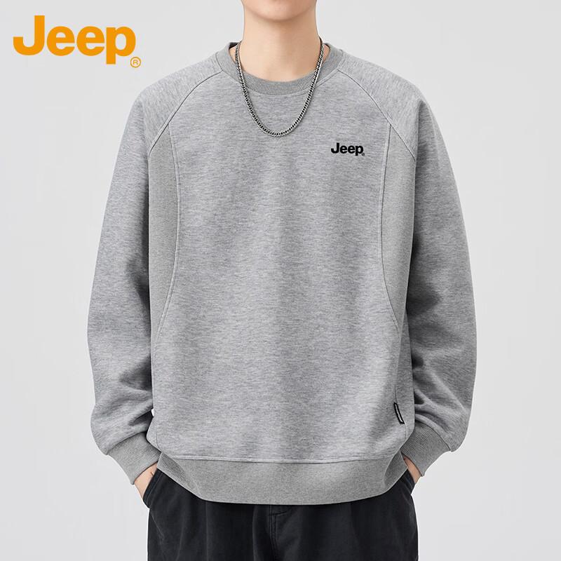 Jeep Men s Casual Crew Neck Long Sleeve Sweatshirt XL