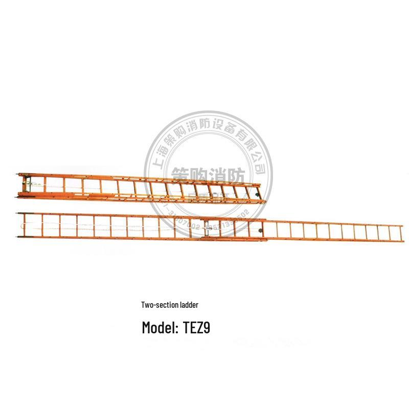 3C Certified Two-Section Firefighting Rescue Ladder with Hook - Available In 3m, 4m, and 6m Lengths