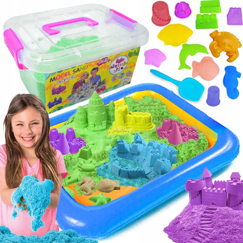 Kinetic Sand 3Kg Molded + Sandbox Pool