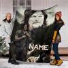 Personalized Custom Name Blanket - The Walking Dead Print Design,Blanket for Sofa,Bed,Travel,Camping - Soft and Warm, Great Gift