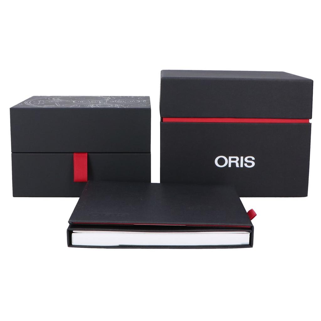 ORIS Aquis See-through Back Date Mechanical Automatic Watches Bezel and band: BlackUsed