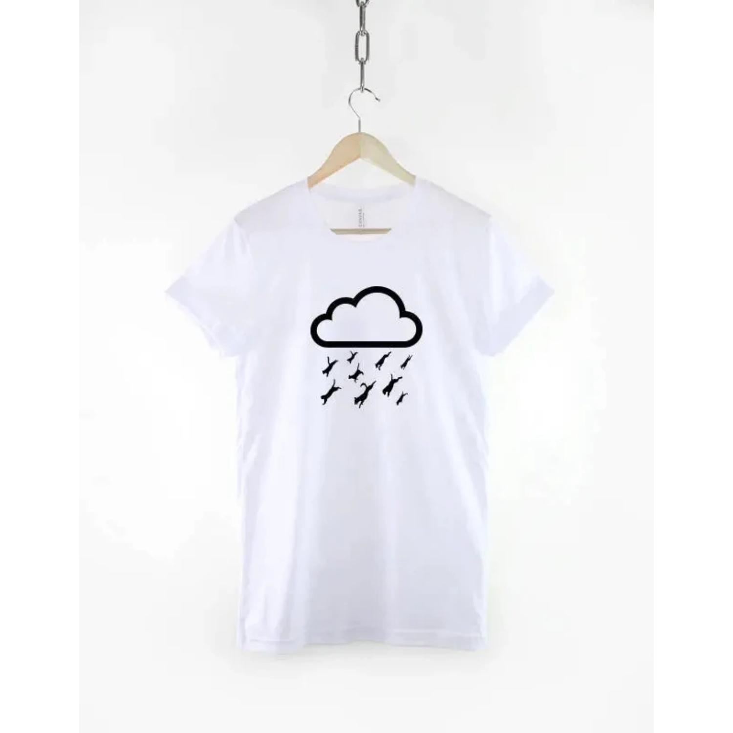 

Raining Cats and Dogs T-Shirt Funny Animal Shirt Cat and Dog Graphic Tee Cute Pet Lover 2026 New Cotton Summer Tshirt for Men S чёрный