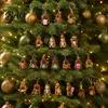 Party Favors 2026 Advent Calendar, 24 Days Cute Animal Keychains Christmas Countdown Tree Hanging Ornaments Mini 3D Collectible Figures, Holiday Gift